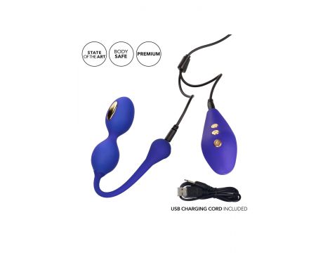 Estim Dual Kegel Exerciser Blue - 10
