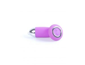 Jajeczko wibracyjne bezprzewodowe z pilotem Boss Series fioletowe 9 cm