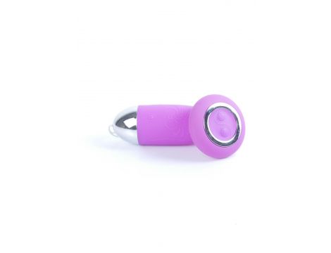 Jajeczko wibracyjne bezprzewodowe z pilotem Boss Series fioletowe 9 cm