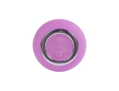 Jajeczko wibracyjne bezprzewodowe z pilotem Boss Series fioletowe 9 cm - 6