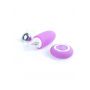 Jajeczko wibracyjne bezprzewodowe z pilotem Boss Series fioletowe 9 cm - 6