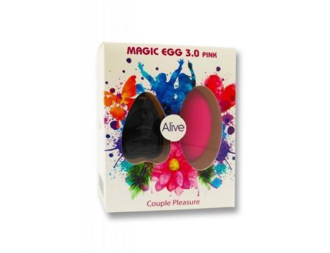 Jajko wibrujące Alive Egg 3.0 różowe zdalne - 2