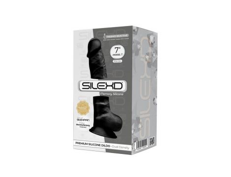 Dildo realistyczne Silexd podwójna gęstość 18 cm - 2