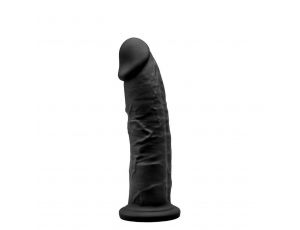 Realistyczne dildo silikonowe Silexd Model 2 czarne 19 cm
