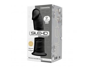 Realistyczne dildo silikonowe Silexd 23 cm podwójna gęstość