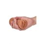 Masturbator z wibracją M for Men Sofia Mocha TPE na baterie AAA - 8