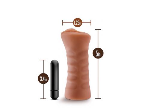 Realistyczny masturbator Julieta Mocha Blush z wibracją - 6