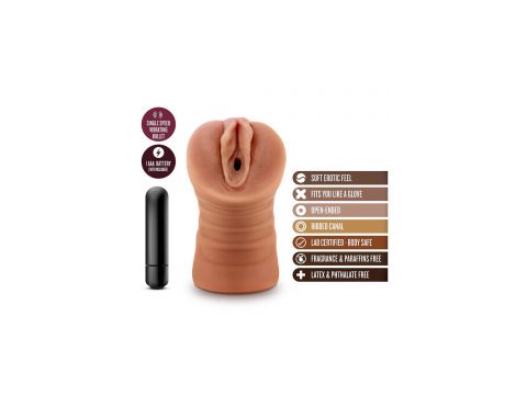 Realistyczny masturbator Julieta Mocha Blush z wibracją - 7