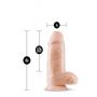 Dildo realistyczne Blush Dr Chubbs waniliowe 25 cm PVC - 6