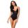 Body koronkowe Obsessive czarne XXL