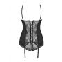 Gorset i figi Obsessive Heartina czarny L/XL - 7