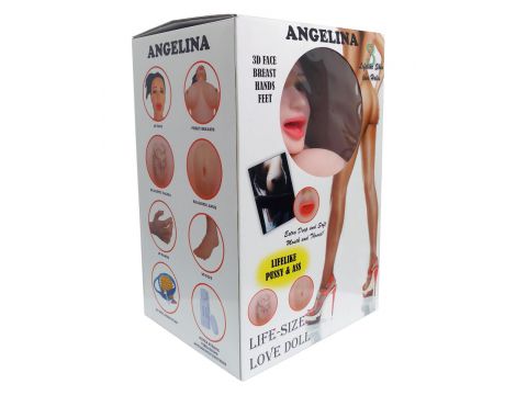 Lalka dmuchana Angelina 3D wibrująca LaLa