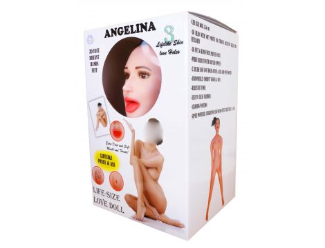 Lalka dmuchana Angelina 3D wibrująca LaLa - 11