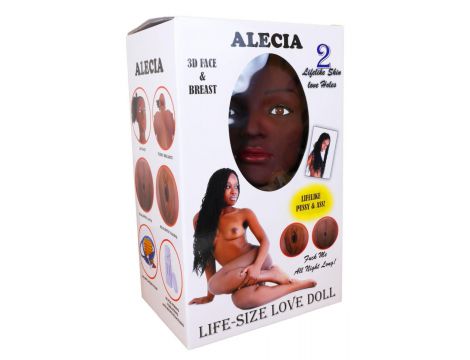Lalka erotyczna dmuchana Alecia 3D wibrująca LaLa