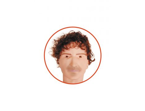 Nadmuchiwana lalka męska Dennis 3D wibrująca - 8