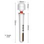 Masażer super mocny USB biały 10 funkcji B Series Magic - 6