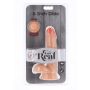 Dildo dual density ToyJoy jasny odcień skóry 17 cm - 3