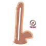 Dildo dual density ToyJoy jasny odcień skóry 17 cm - 4