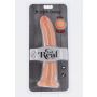 Dildo podwójnej gęstości ToyJoy 23,5 cm jasna skóra - 3