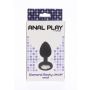 Korek analny Diamond Booty Jewel ToyJoy czarny 7 cm - 3