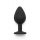 Korek analny Diamond Booty Jewel ToyJoy Medium czarny silikonowy 8 cm