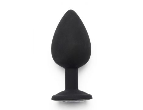 Korek analny Diamond Booty Jewel ToyJoy czarny 9 cm