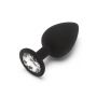 Korek analny Diamond Booty Jewel ToyJoy czarny 9 cm - 4
