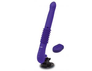 Wibrator ToyJoy Magnum Opus Supreme Thruster 2 fioletowy 31 cm