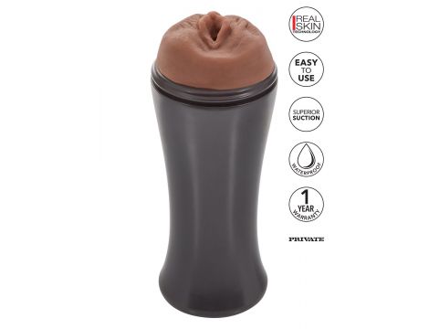 Masturbator Sexy Sista To Go Private brązowy 21 cm wodoodporny - 7
