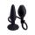 Korek analny pompowany silikonowy Seven Creations czarny 14.5 cm