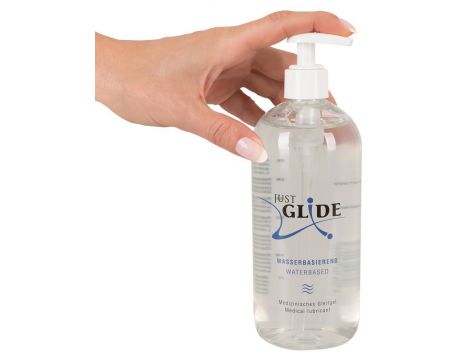 Lubrykant na bazie wody Just Glide bezwonny 500 ml - 7