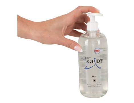 Lubrykant analny Just Glide na bazie wody 500 ml - 8