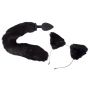 Korek analny z ogonem i uszami kota Bad Kitty czarny 9 cm - 4