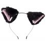 Korek analny z ogonem i uszami kota Bad Kitty czarny 9 cm - 16