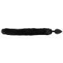 Korek analny z ogonem i uszami kota Bad Kitty czarny 9 cm - 9
