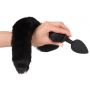 Korek analny z ogonem i uszami kota Bad Kitty czarny 9 cm - 13