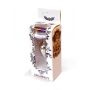 Korek analny ze stali nierdzewnej z fioletowym diamencikiem HeavyFun 7 cm - 9