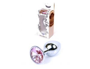 Biżuteria analna srebrna korek HeavyFun Rose 7 cm