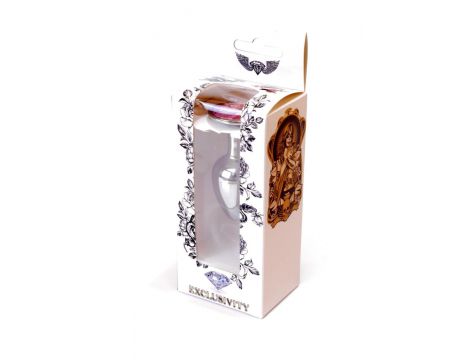 Biżuteria analna srebrna korek HeavyFun Rose 7 cm - 8