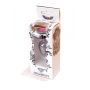 Korek analny biżuteryjny srebrny z różowym diamencikiem HeavyFun 7 cm - 9