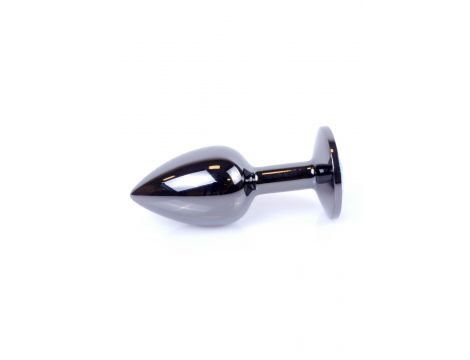 Biżuteria analna stalowa z czerwonym diamentem HeavyFun 7 cm - 5