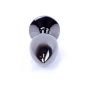 Biżuteria analna stalowa z czerwonym diamentem HeavyFun 7 cm - 5