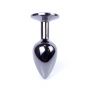 Biżuteria analna stalowa z czerwonym diamentem HeavyFun 7 cm - 7