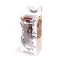 Biżuteria analna stalowa z czerwonym diamentem HeavyFun 7 cm - 9