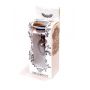 Biżuteria analna ze stali nierdzewnej z diamencikiem srebrna 7 cm - 9