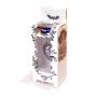 Biżuteria analna stalowa z diamentem HeavyFun srebrna niebieska 7 cm - 9