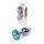 Plug-Jewellery Dark Silver PLUG- Green