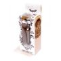 Korek analny biżuteryjny ciemnosrebrny z diamencikiem HeavyFun 9.5 cm - 10