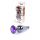 Plug-Jewellery Dark Silver BUTT PLUG- Purple