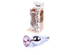 Biżuteria analna srebrna z diamentem HeavyFun 9,5 cm